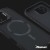 Solidna obudowa ochronna Megara MagSafe do iPhone 17 w czarnym kolorze, z antypoślizgową strukturą i pełną kompatybilnością z ładowaniem bezprzewodowym
