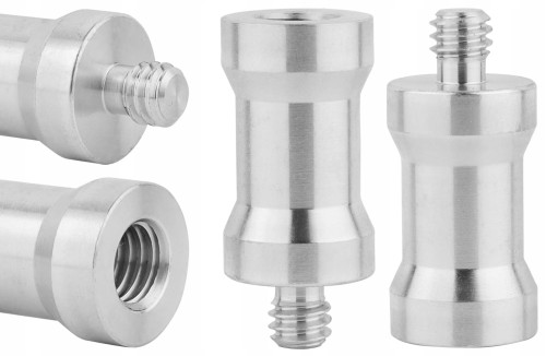 Adapter tuleja redukcja statywowa M8 na 1/4" aluminiowa do statywu lampy