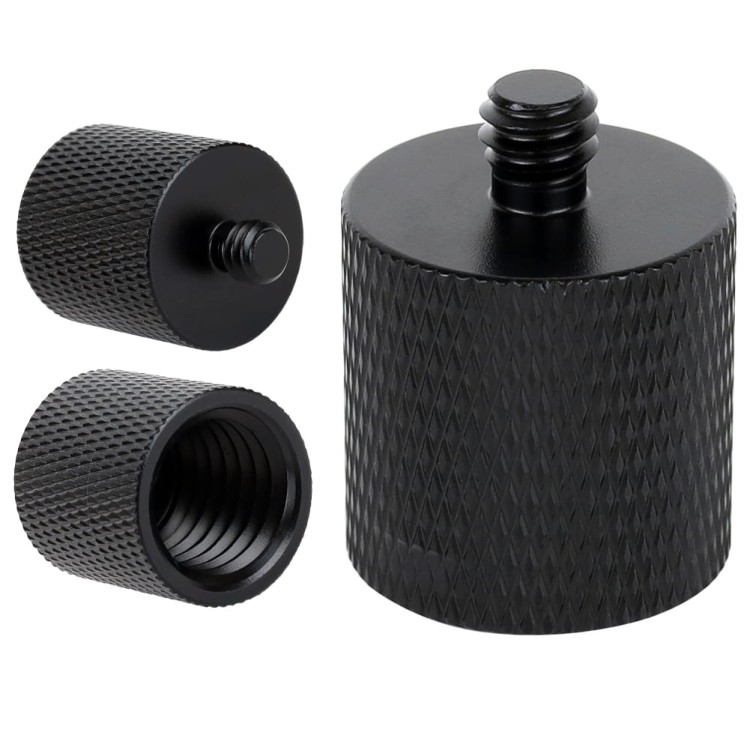 Adapter tuleja redukcja 5/8" na 1/4" statywowa czarna statyw lampy 26 mm