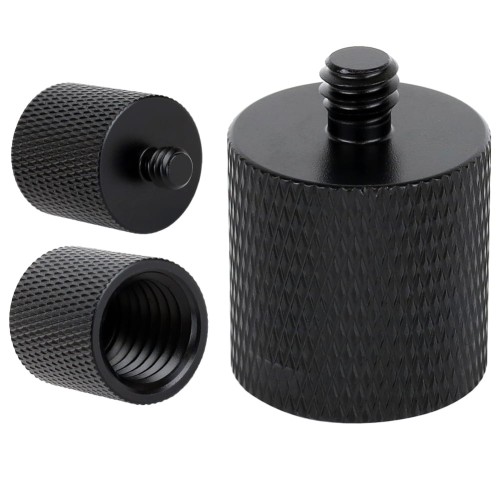 Adapter tuleja redukcja 5/8" na 1/4" statywowa czarna statyw lampy 21 mm