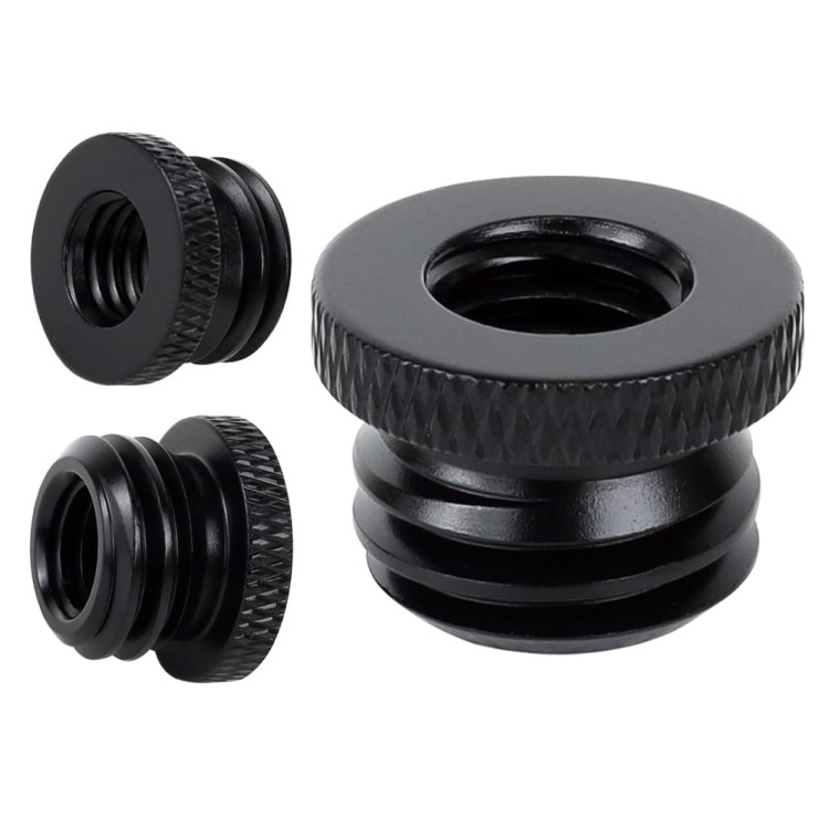 Adapter tuleja redukcja 3/8" na 5/8" statywowa czarna statyw lampy 12 mm