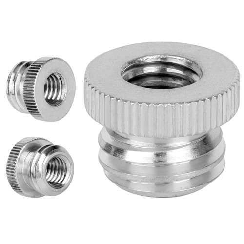 Adapter tuleja redukcja statywowa 1/4" żeński na 5/8" męski aluminium 13 mm