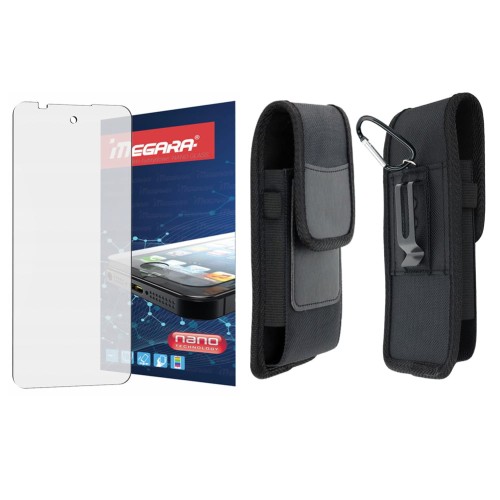 Szkło hybrydowe do Hammer Iron 6 - 6.56" + ETUI Futerał na pasek kabura