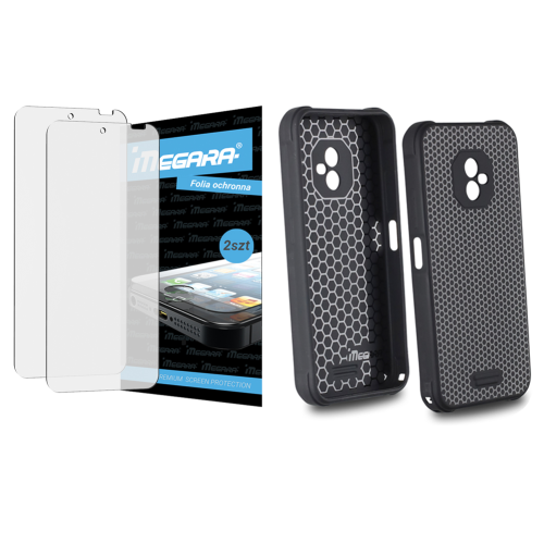 Folia do HAMMER RANGER - 6" ochronna + ETUI silikonowe czarne TPU