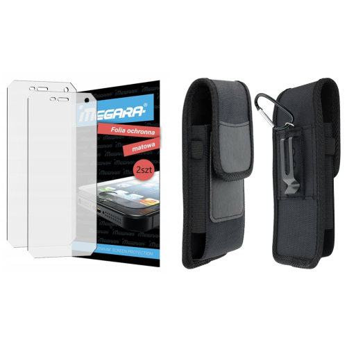 Folia ochronna do Hammer ENERGY - 5" MATOWA + ETUI Futerał na pasek