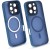 Etui do iPhone 16 Pro niebieski mat MagSafe case plecki pokrowiec ochrona