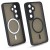 Etui do Galaxy S25 czarny mat MagSafe case plecki pokrowiec ochrona