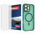 Szkło hybrydowe do iPhone 16 Pro Max + MagSafe ETUI zielone TPU