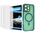 Folia do iPhone 16 Pro Max ochronna + MagSafe ETUI zielone TPU (id: 699)