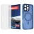 Szkło hybrydowe do iPhone 16 Pro + MagSafe ETUI niebieskie TPU