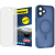 Szkło hybrydowe do iPhone 16 PLUS MATOWE + MagSafe ETUI niebieskie TPU