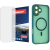 Szkło hybrydowe do iPhone 16 PLUS + MagSafe ETUI zielone TPU