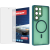 Szkło hybrydowe do Samsung Galaxy S25 Ultra + MagSafe ETUI zielone TPU