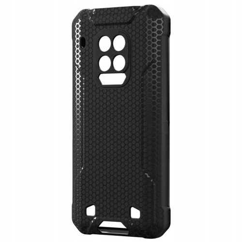 Etui do myPHONE HAMMER Construction - 6" silikonowe matowe czarne TPU