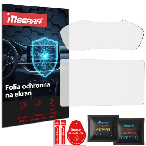 Folia do Audi A4 2016 - 2020 na radio 12.3" + zegary