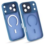 Etui do iPhone 17 Pro Max niebieski mat MagSafe case plecki ochrona