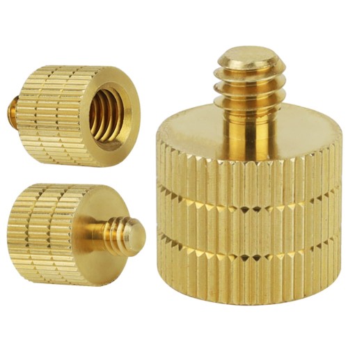 Adapter 3/8" żeński na 1/4" męski przejściówka mosiądz do kamer statywów