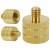 Adapter 3/8" żeński na 1/4" męski przejściówka mosiądz do kamer statywów