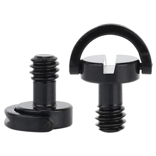 Śruba statywowa 1/4" z uchem D-Ring do kamer aparatów pasków montażowa