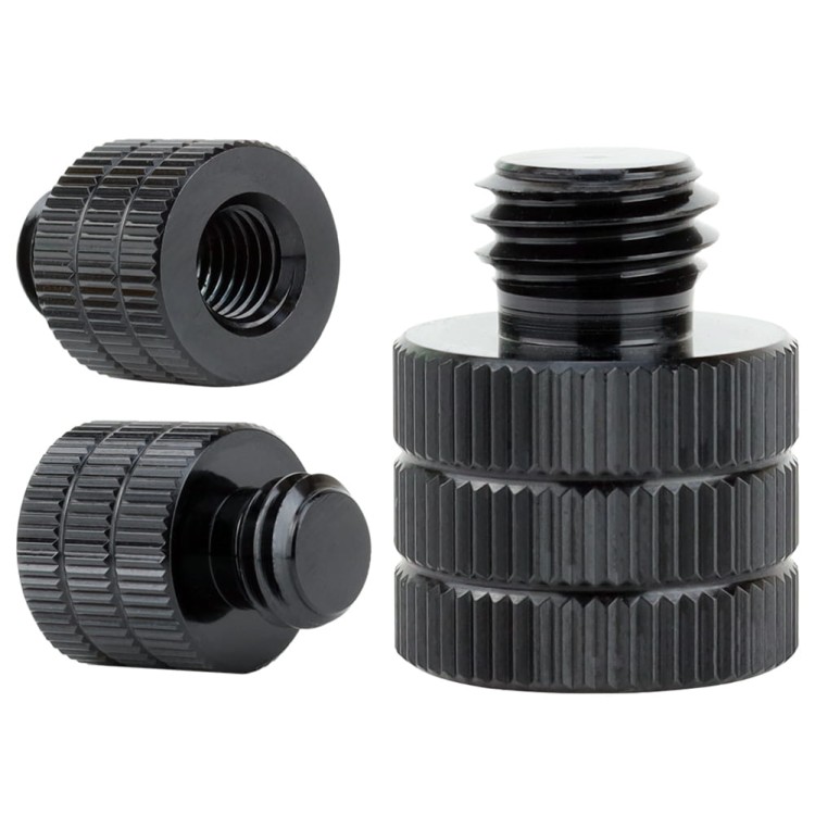 Adapter M8 żeński na M10 męski przejściówka aluminiowa do kamer statywów