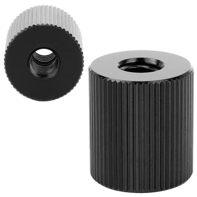 Adapter 1/4" żeński na M6 żeński przejściówka aluminiowa do kamer statywów