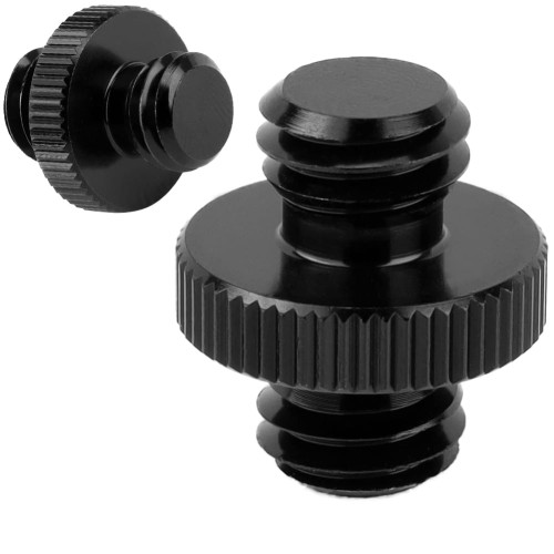 Adapter 3/8" męski na 3/8" męski przejściówka aluminiowa do kamer statywów