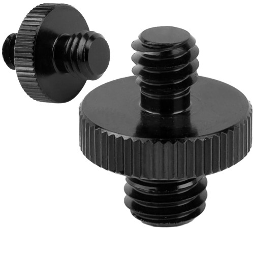 Adapter 1/4" męski na M6 męski przejściówka aluminiowa do kamer statywów