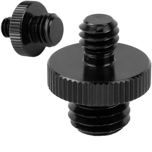 Adapter 1/4" męski na M10 męski przejściówka aluminiowa do kamer statywów