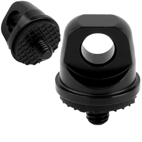 Śruba statywowa M4 z uszczelką uchem aluminiowa do paska smyczy linki