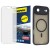Szkło hybrydowe do iPhone 17 Air MATOWE + MagSafe ETUI czarne TPU