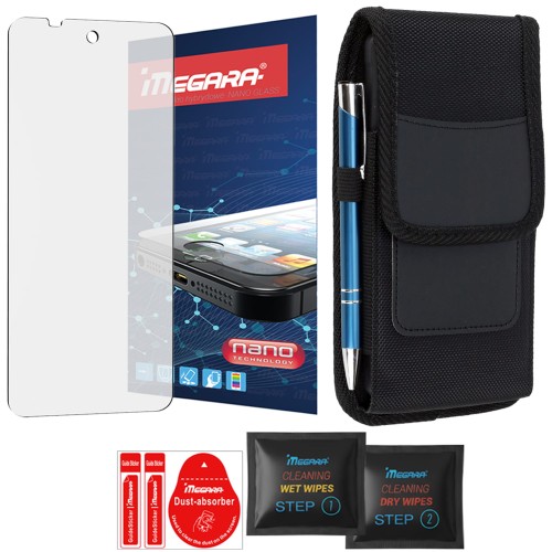 Szkło hybrydowe do RugOne XEVER 7 SERIES PRO + Etui futerał karabińczyk