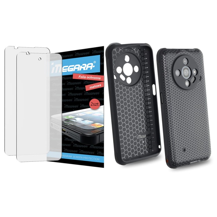 MATOWA Folia Ochronna do ULEFONE ARMOR X31 / X31 PRO + ETUI silikonowe TPU