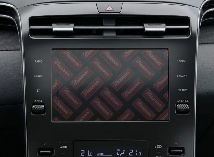 folia ochronna na ekran radia 8 do hyundai tucson 2020 2024 matowa megara 2