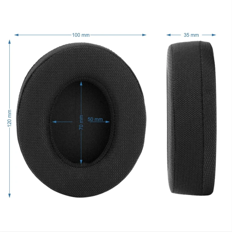 nauszniki gabki pady do philips shp9500 shp9600 l r czarne megara 3