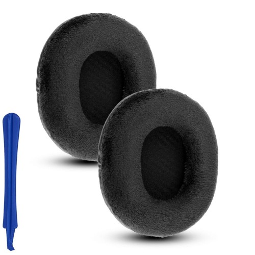 nauszniki gabki pady do audio technica ath m50x m4ox m30x msr7 welur czarne megara 1