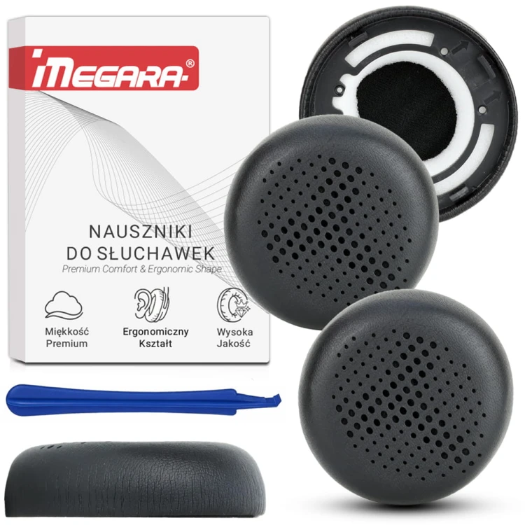 nauszniki gabki pady do akg y500 wireless l r czarne megara 5