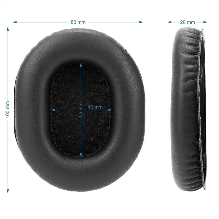 nauszniki gabki pady do audio technica ath m70x l r czarne megara 3
