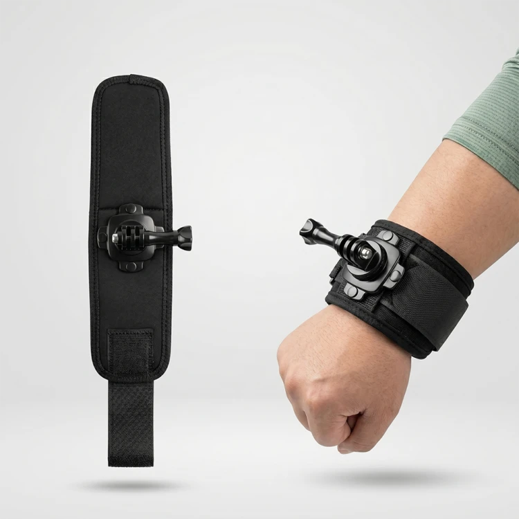 opaska uchwyt na nadgarstek reke do gopro hero dji action 360 regulowana megara 4