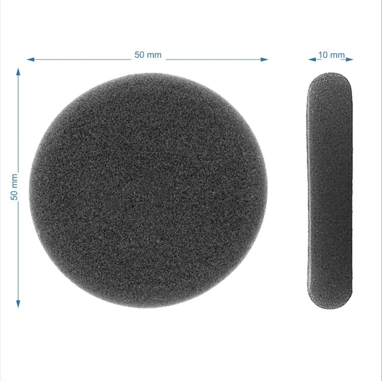 nauszniki gabki pady do sennheiser pc131 pc8 px80 px100 px200 ii l r czarne megara 3