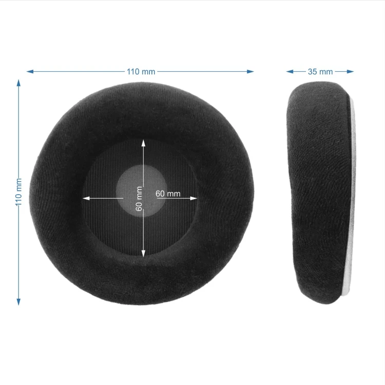 nauszniki gabki pady do akg k601 k701 k702 q701 k612 k612 pro welur czarne megara 3