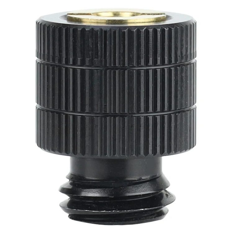 Czarny adapter Megara do montażu lamp i akcesoriów foto-video