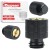 Adapter M4/M12 w kolorze czarnym, lekki, waży tylko 6 gramów