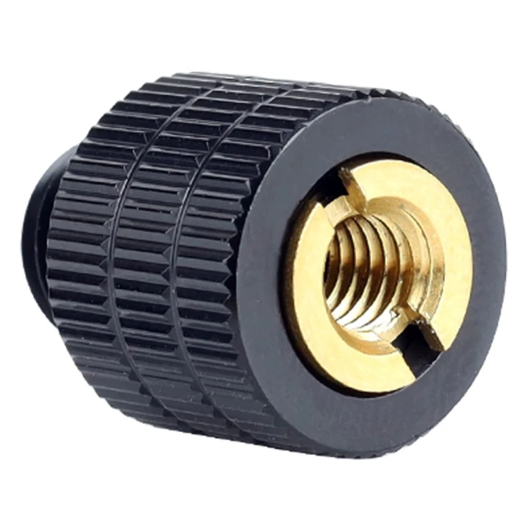 Czarny adapter M6 na M10 kompatybilny z uchwytami do smartfonów
