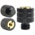 Adapter statywowy M5 na M10 Megara widok z przodu czarny