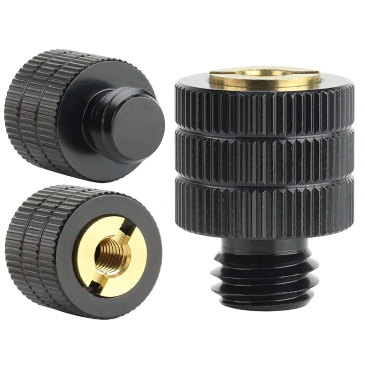 Adapter statywowy M5 na M10 Megara widok z przodu czarny