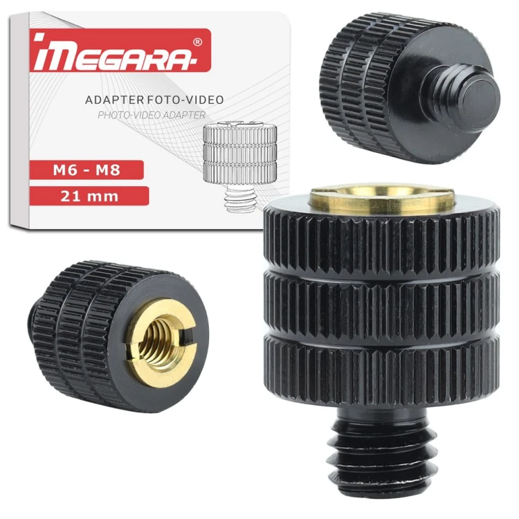Adapter do klatek filmowych i sliderów, czarny, lekki, waga 7 g