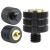 Adapter statywowy M5 na M8 Megara - widok z przodu, czarny aluminiowy design