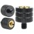 Adapter M6 na M6 statywowy Megara - widok z przodu, czarny