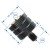 Adapter statywowy M5-M6 na czarno z detalem gwintu 8 mm