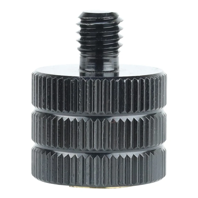 Czarny adapter statywowy Megara do lamp LED i uchwytów